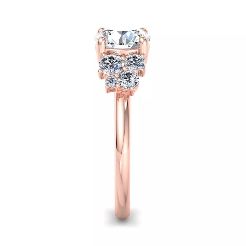 14K Rose Gold Sarah Diamond Engagement Ring