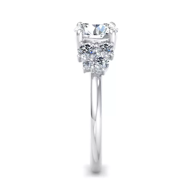 14K White Gold Sarah Diamond Engagement Ring