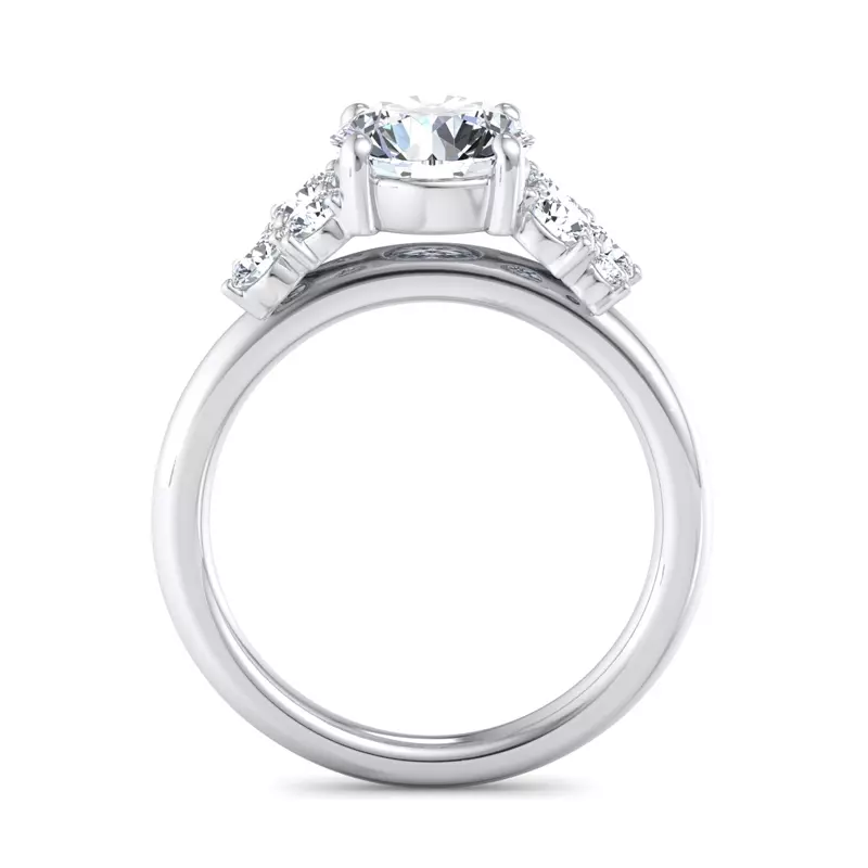 14K White Gold Sarah Diamond Engagement Ring