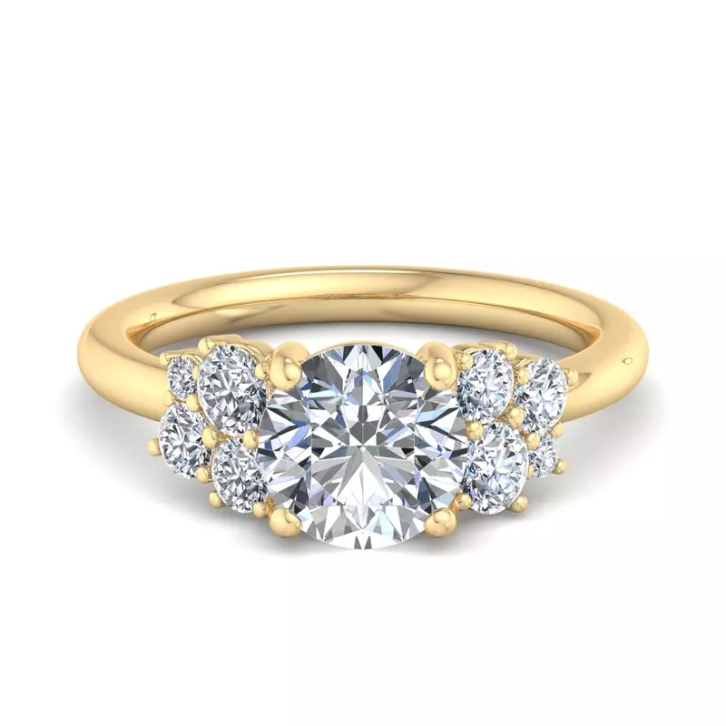 14K Yellow Gold Sarah Diamond Engagement Ring