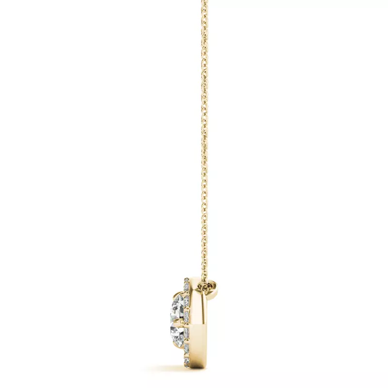 18K Yellow Gold Remi Diamond Necklace