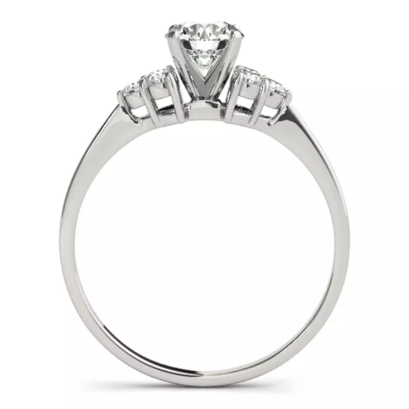 Platinum Twila Cluster Diamond Engagement Ring