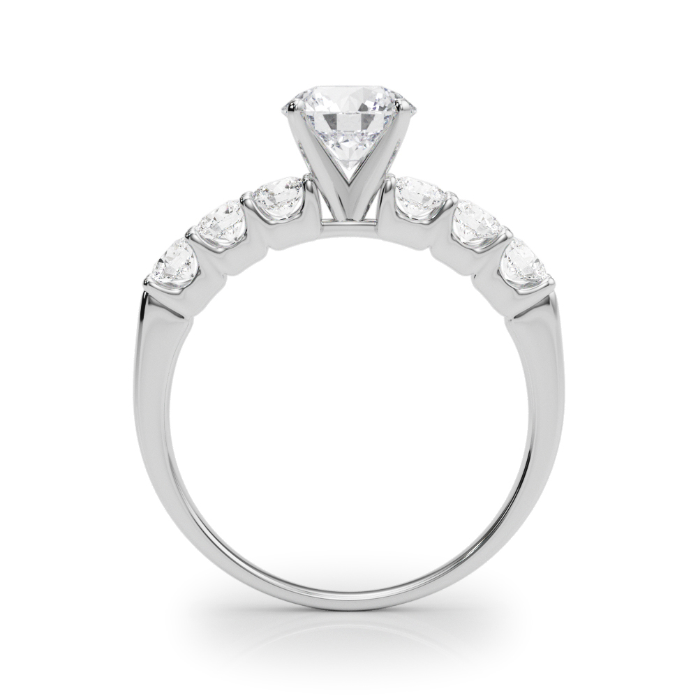 18K White Gold Jax Shared Prong Engagement Ring