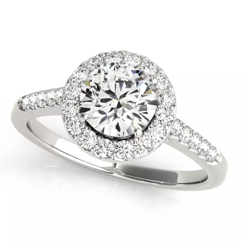 Frankie Halo Engagement Ring