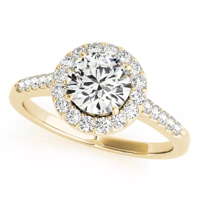 Frankie Halo Engagement Ring