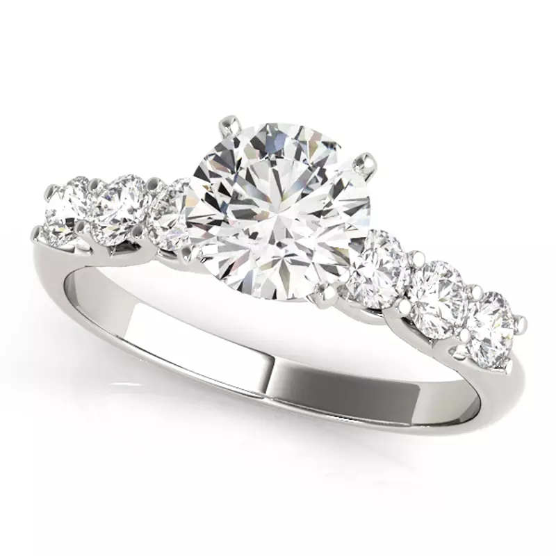 Monica Shared Prong Engagement Ring