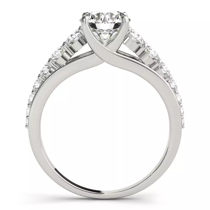 Platinum Rory Graduating Diamond Engagement Ring