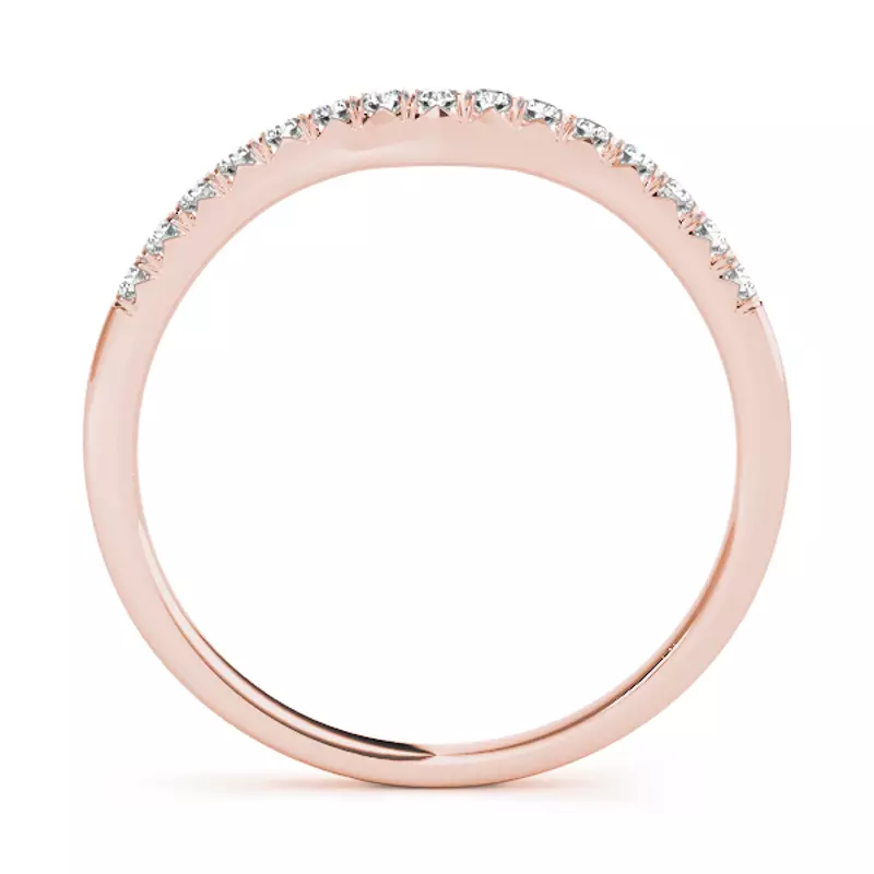 14K Rose Gold Eleanor Band