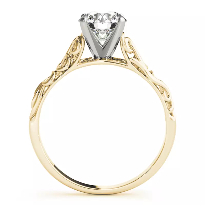 14K Yellow Gold Billie Solitaire Engagement Ring