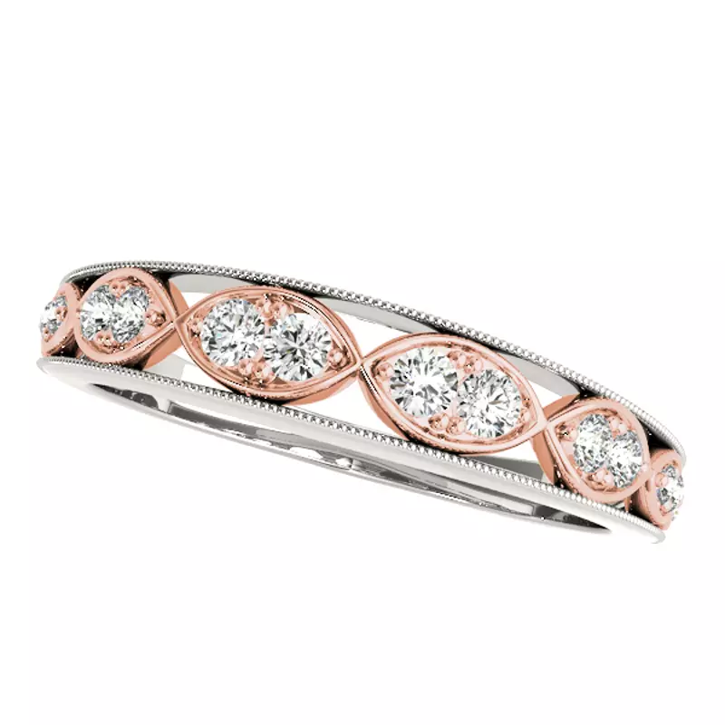 14K Rose Gold Zera Band