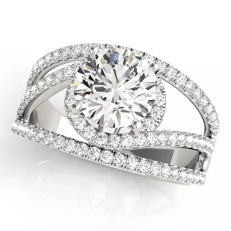 Audrina Halo Engagement Ring