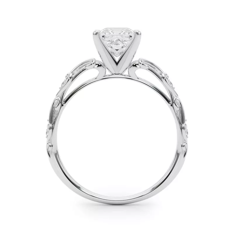 Platinum Tegan Vintage Inspired Engagement Ring