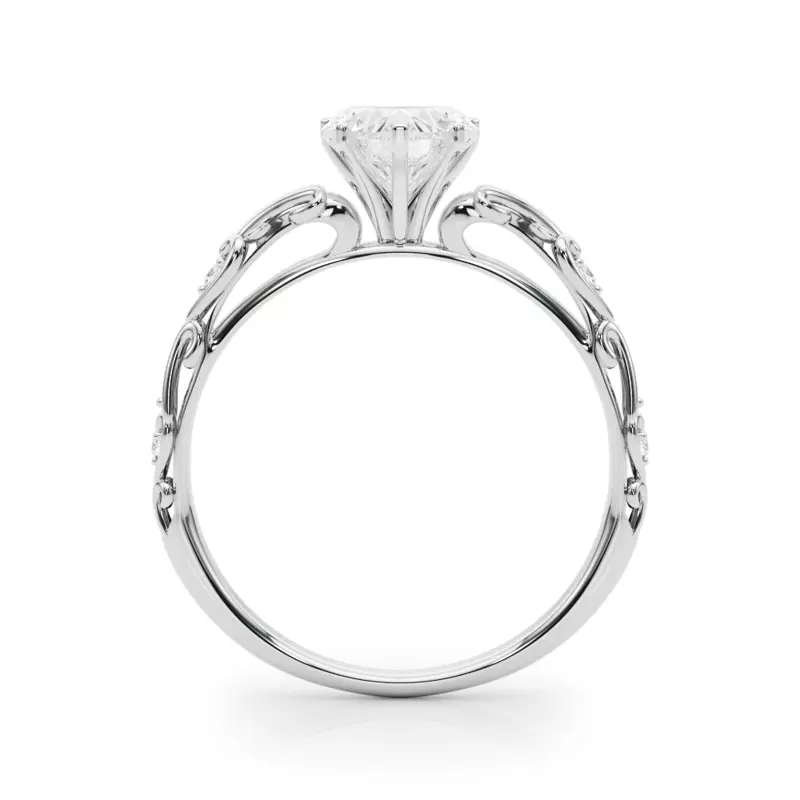 Platinum Tegan Vintage Inspired Engagement Ring