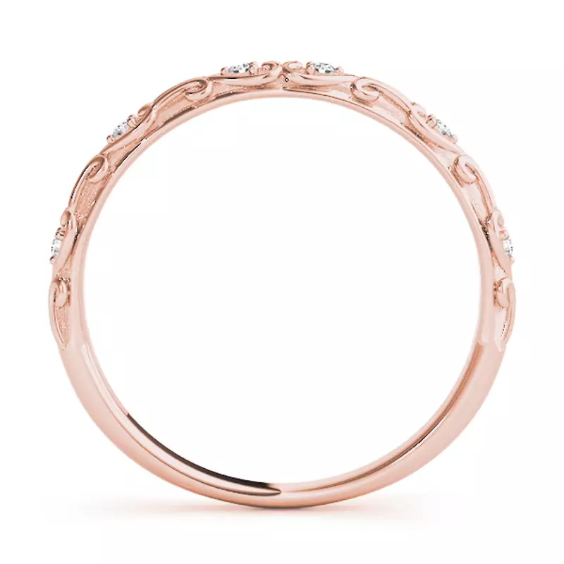 14K Rose Gold Tegan Band