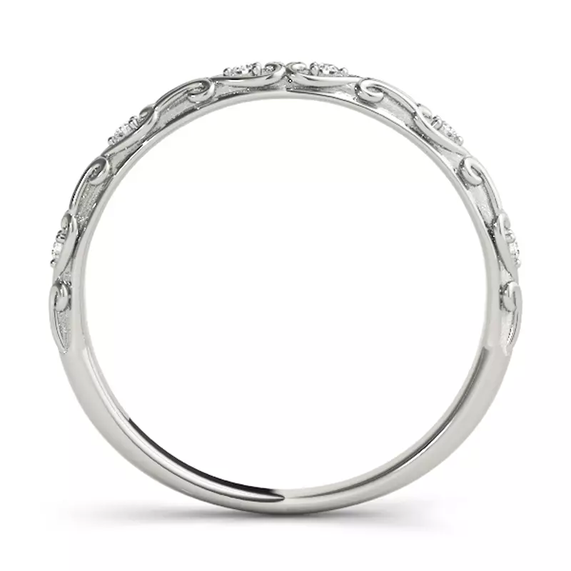 18K White Gold Tegan Band