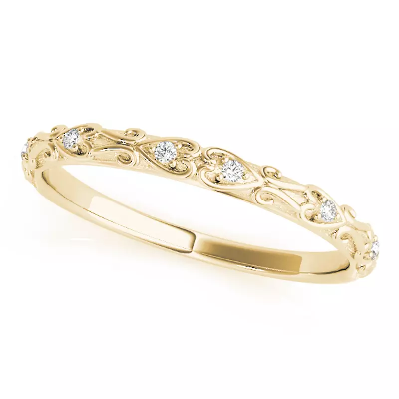 18K Yellow Gold Tegan Band