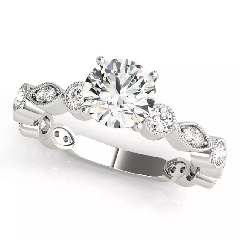 Farida Vintage Inspired Engagement Ring