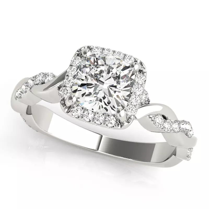 Holland Halo Engagement Ring