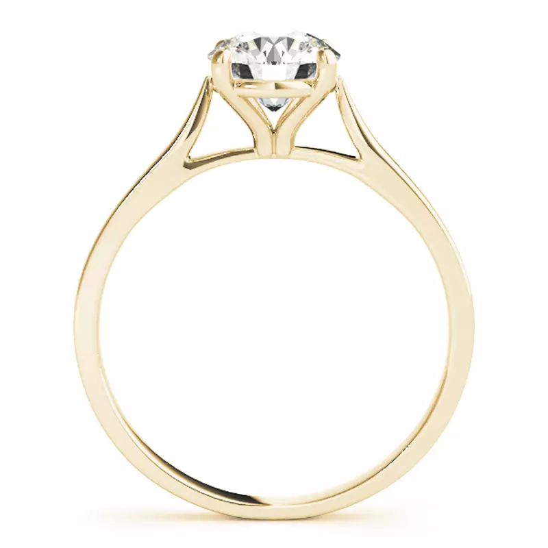 14K Yellow Gold Chantria Solitaire Engagement Ring