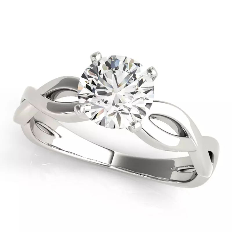 Platinum Jasmin Solitaire Engagement Ring