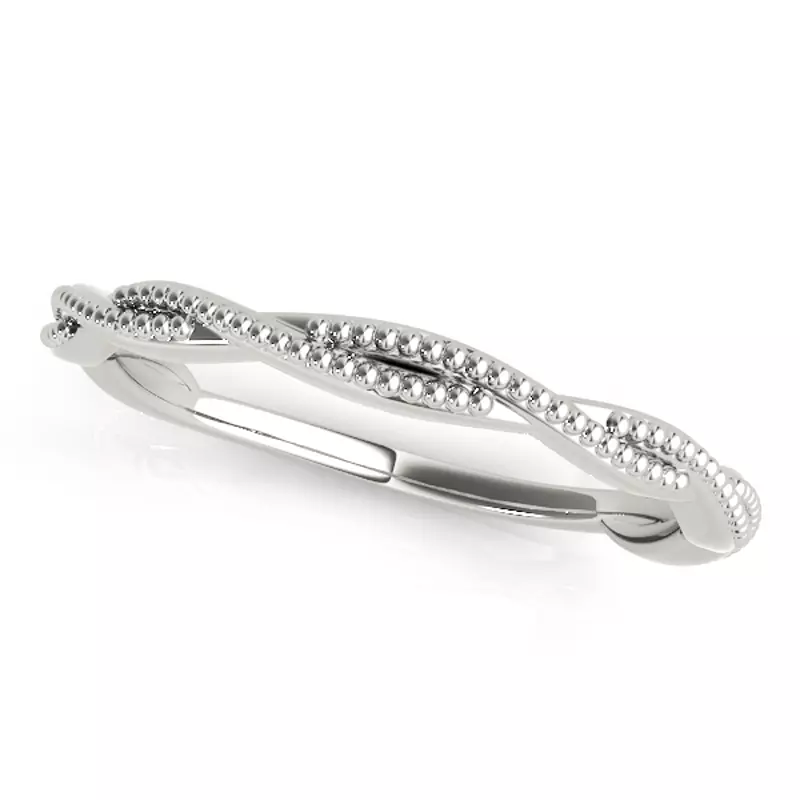 14K White Gold Leena Band