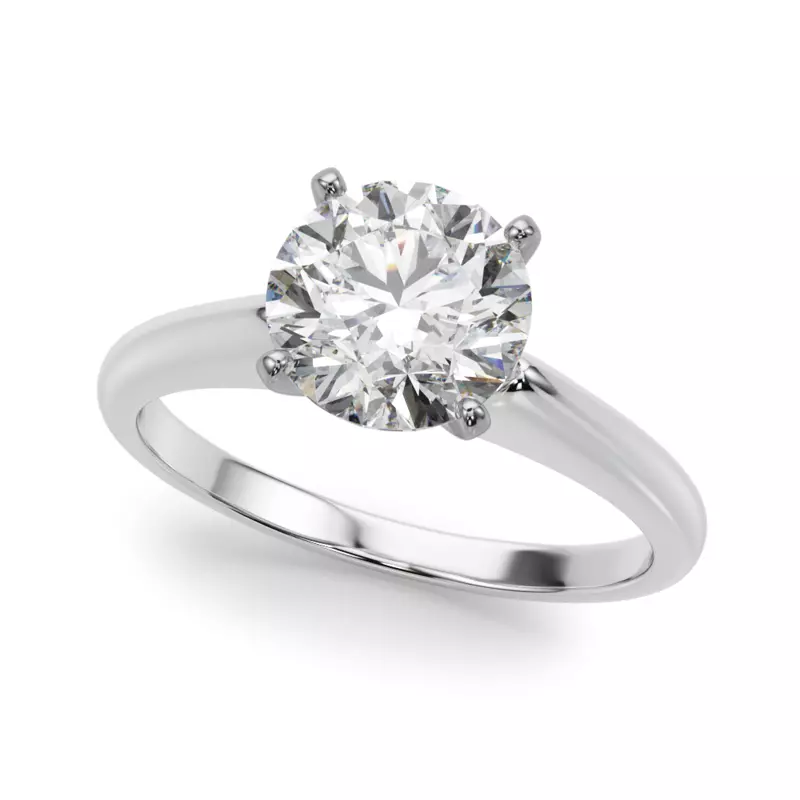 Platinum Alexis Solitaire Engagement Ring