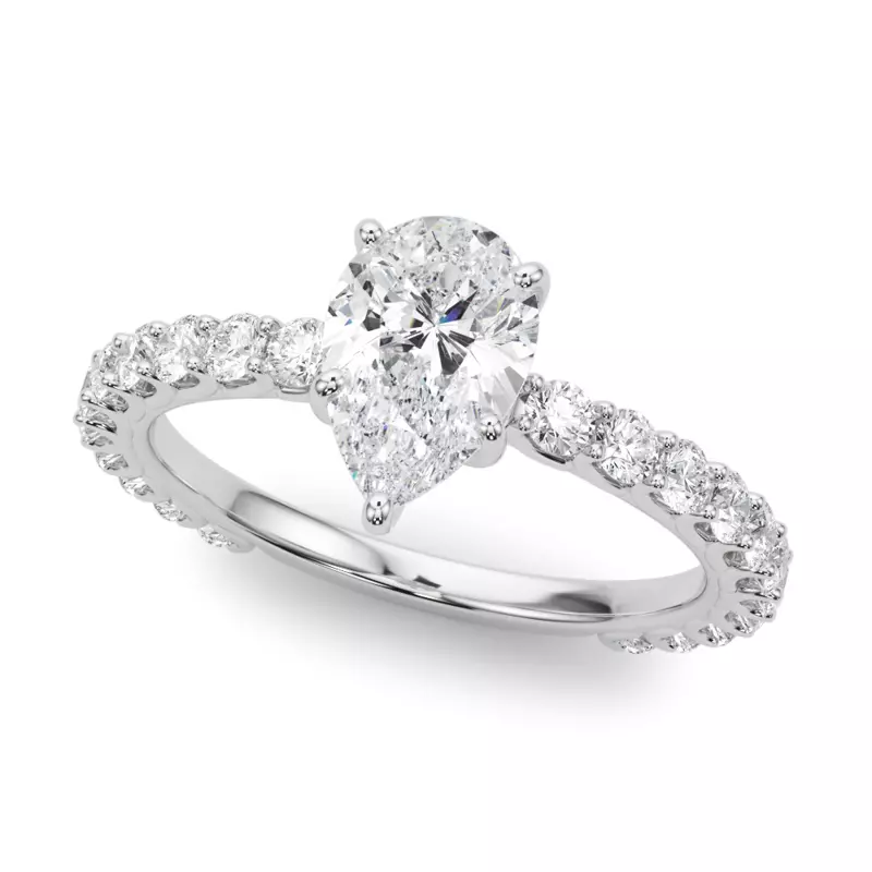 Platinum Adelaide Diamond Engagement Ring
