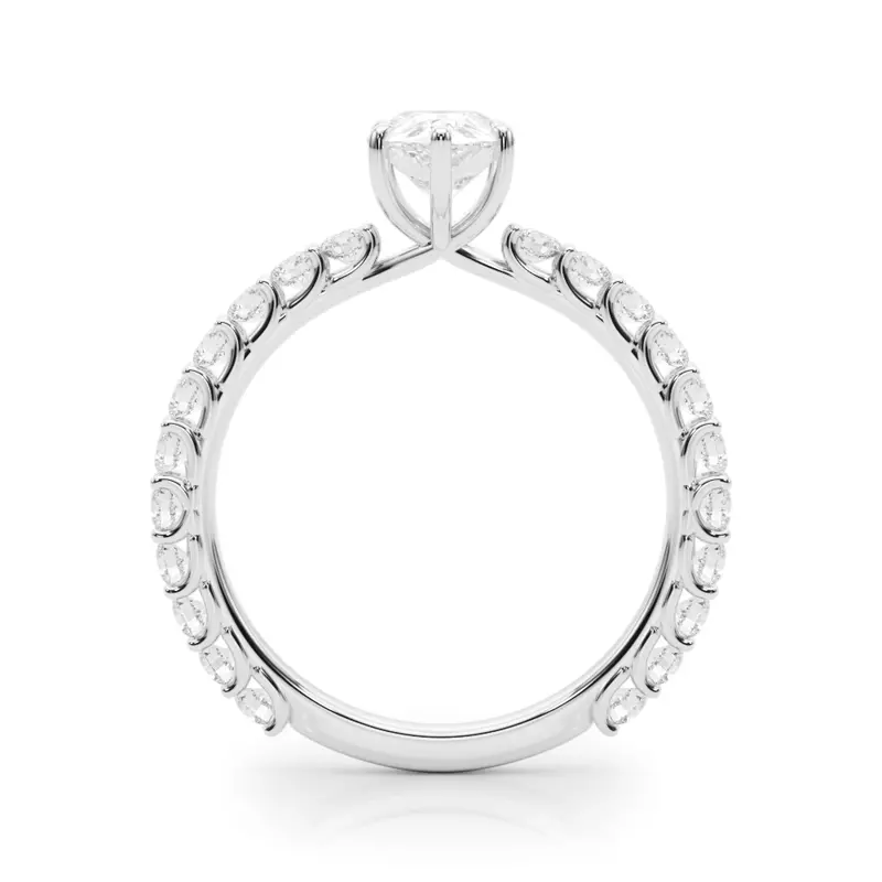 Platinum Adelaide Diamond Engagement Ring