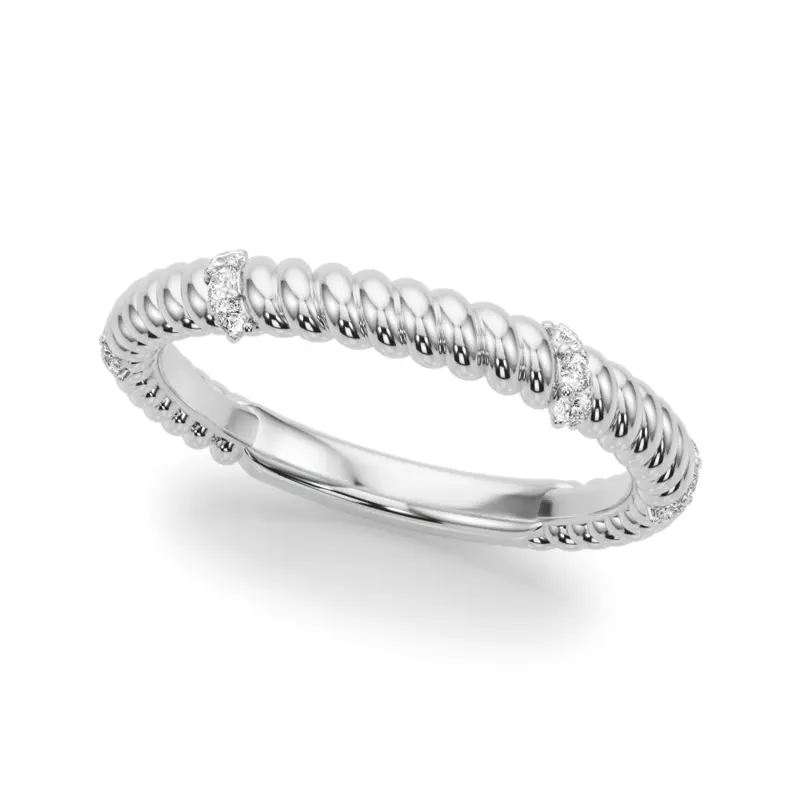 Claudette Rope And Diamond Band