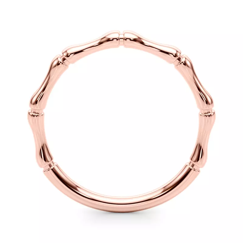 14K Rose Gold Veronique Bamboo Band