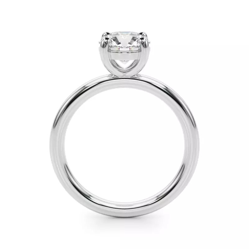 18K White Gold Gisele Classic Solitaire Engagement Ring