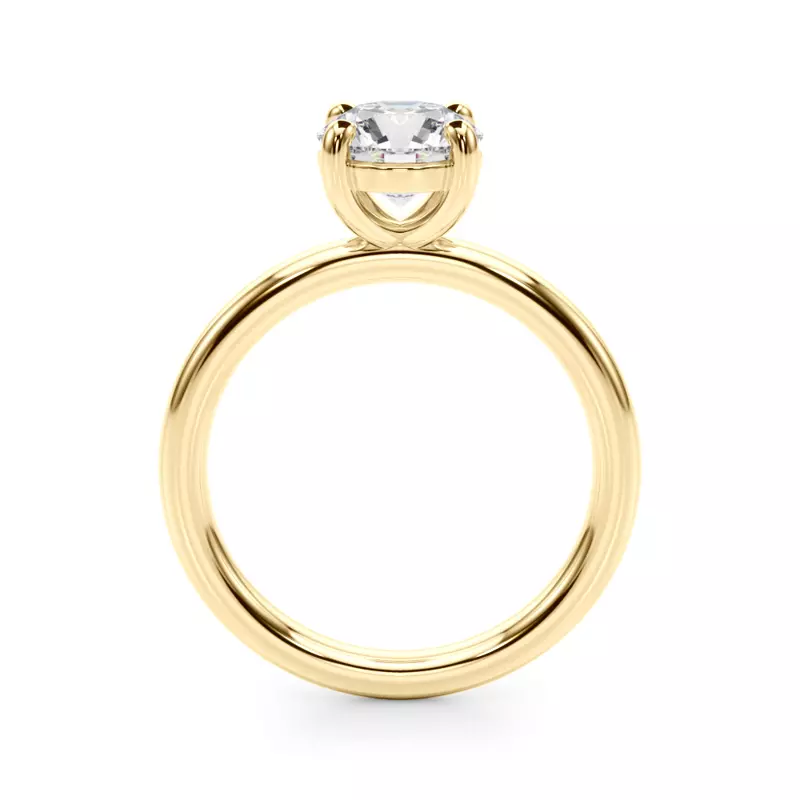 18K Yellow Gold Gisele Classic Solitaire Engagement Ring