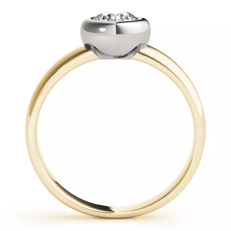 14K Yellow Gold Catalina Bezel Engagement Ring