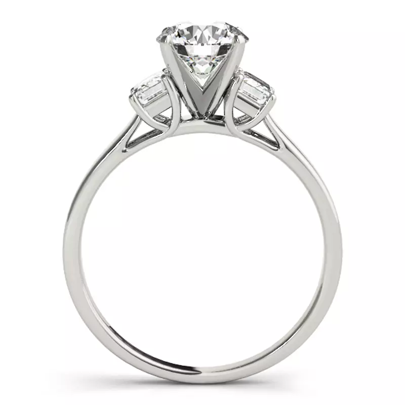 Platinum Jana Three Stone Engagement Ring