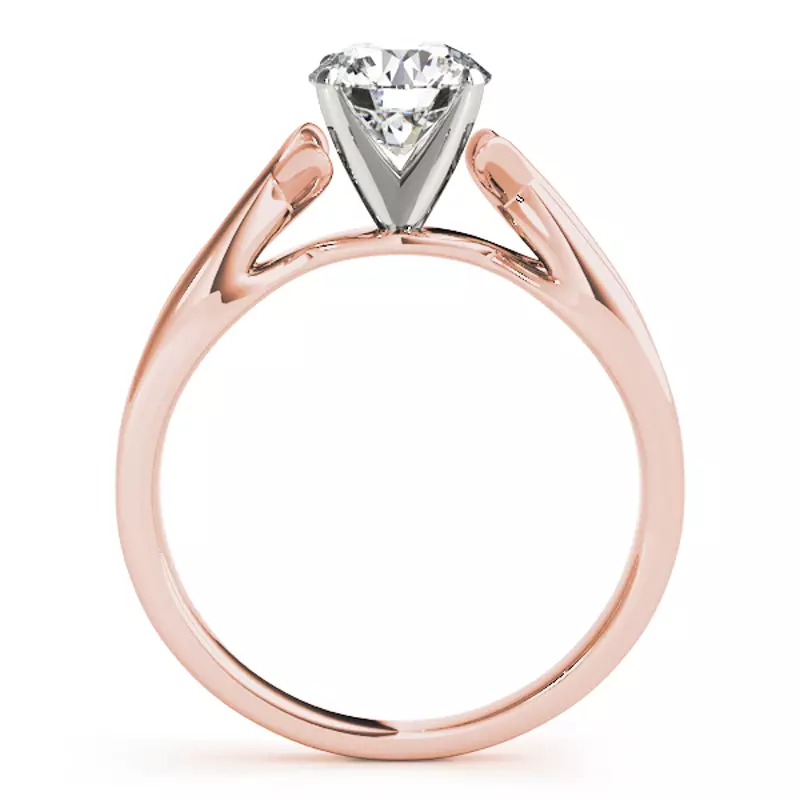14K Rose Gold Alix Solitaire Engagement Ring