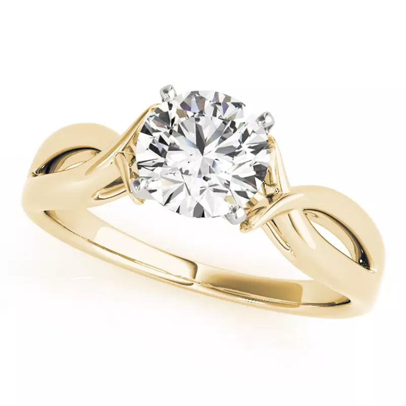 18K Yellow Gold Alix Solitaire Engagement Ring
