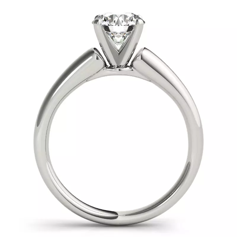14K White Gold Blaire Solitaire Engagement Ring