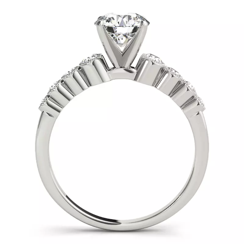Platinum Vale Vintage Style Engagement Ring