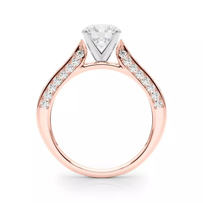 14K Rose Gold Nika Engagement Ring