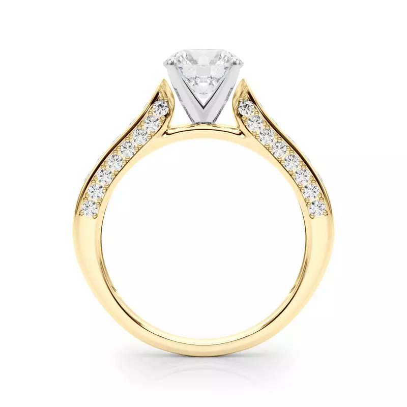 14K Yellow Gold Nika Engagement Ring
