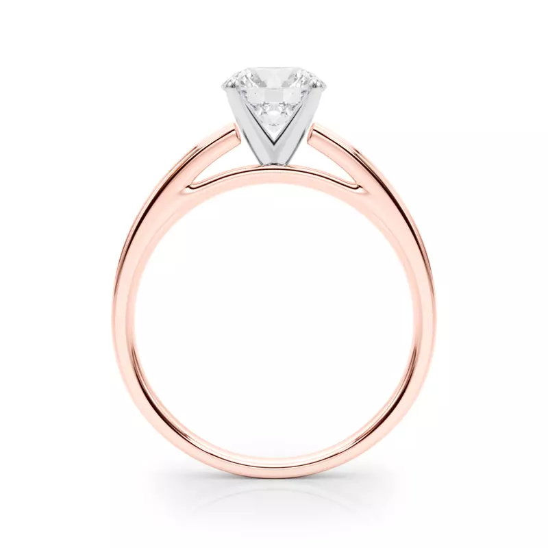 14K Rose Gold Jayden Solitaire Engagement Ring