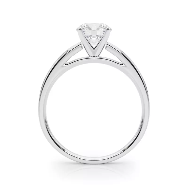 14K White Gold Jayden Solitaire Engagement Ring