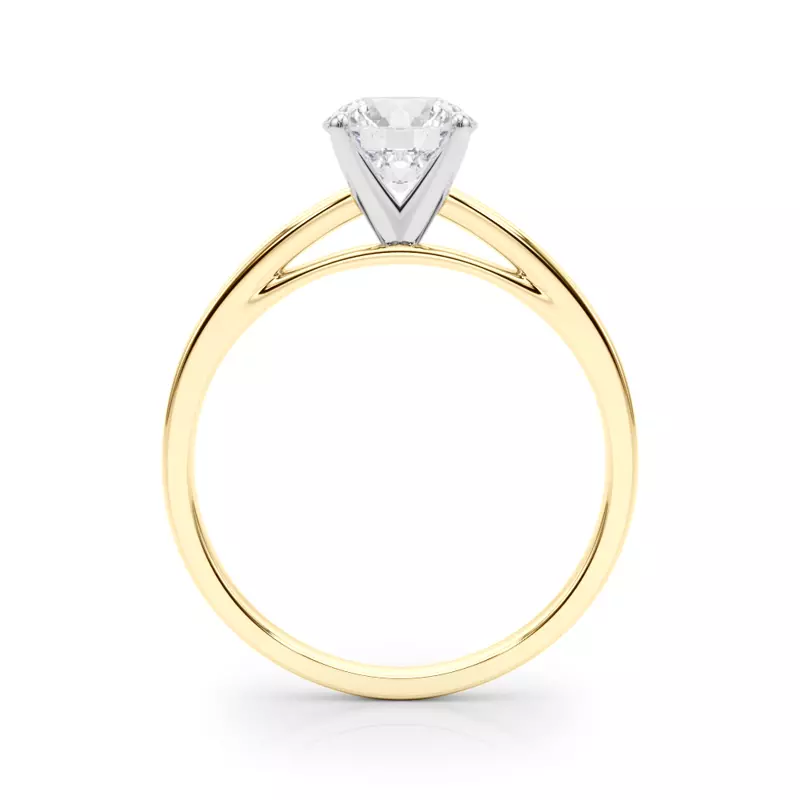 18K Yellow Gold Francie Solitaire Engagement Ring