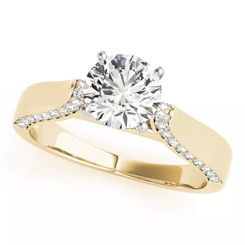 Zilla Pavé Diamond Engagement Ring