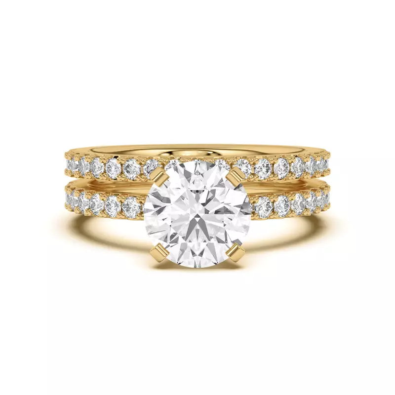 18K Yellow Gold Riley Band