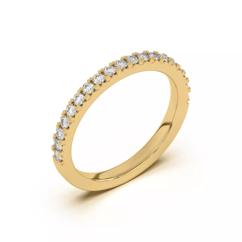 18K Yellow Gold Riley Band
