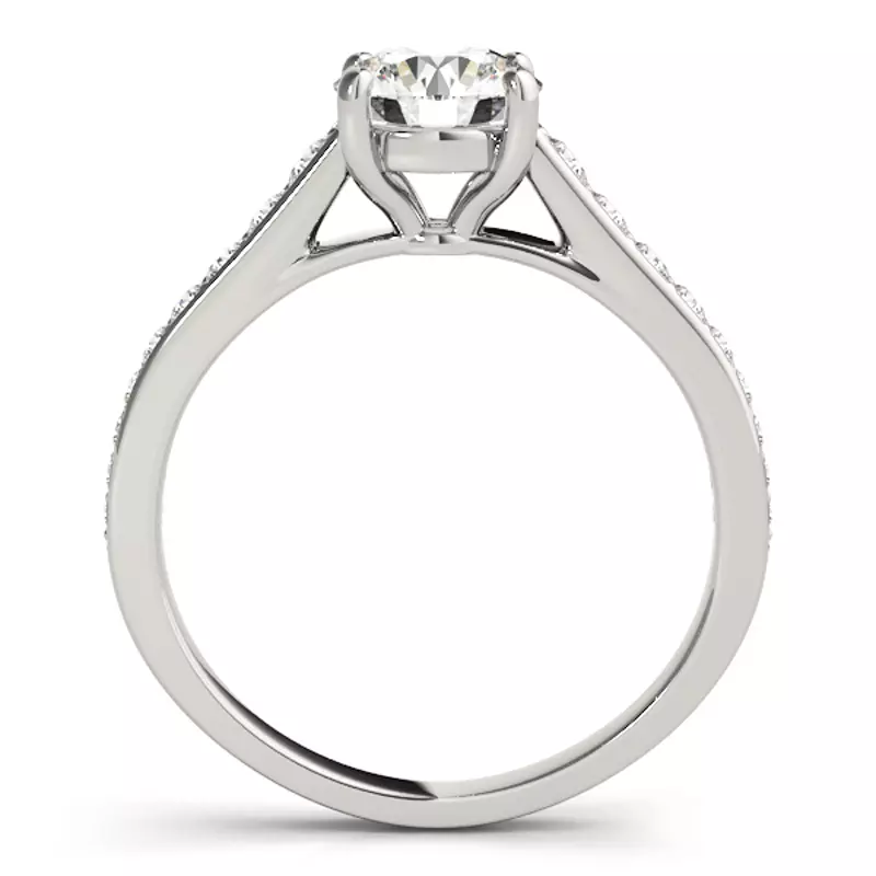 14K White Gold Maia Graduating Diamond Engagement Ring