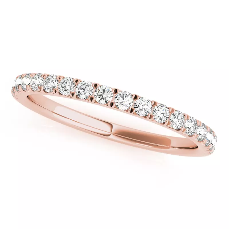 14K Rose Gold Hazel Band