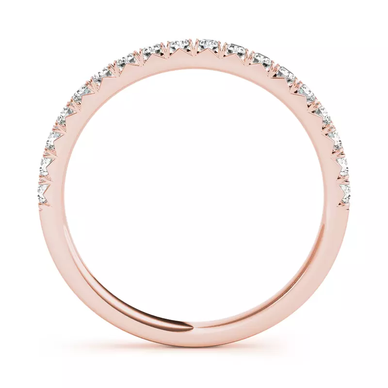 14K Rose Gold Hazel Band