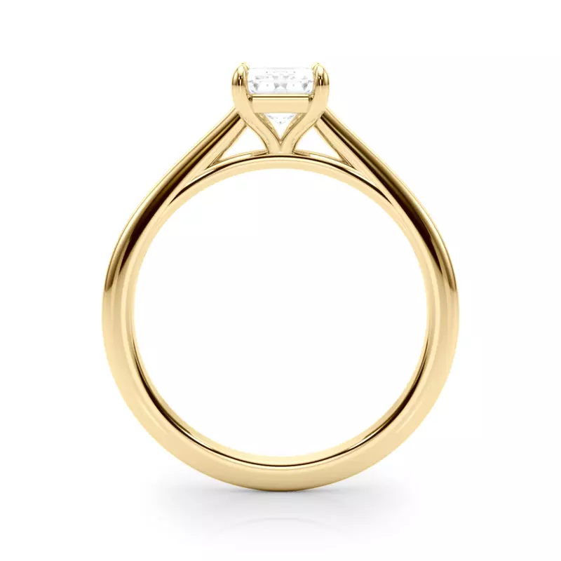 18K Yellow Gold Palma Solitaire Engagement Ring